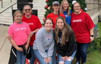 Kay Dore Counseling volunteers at United Way SWLA