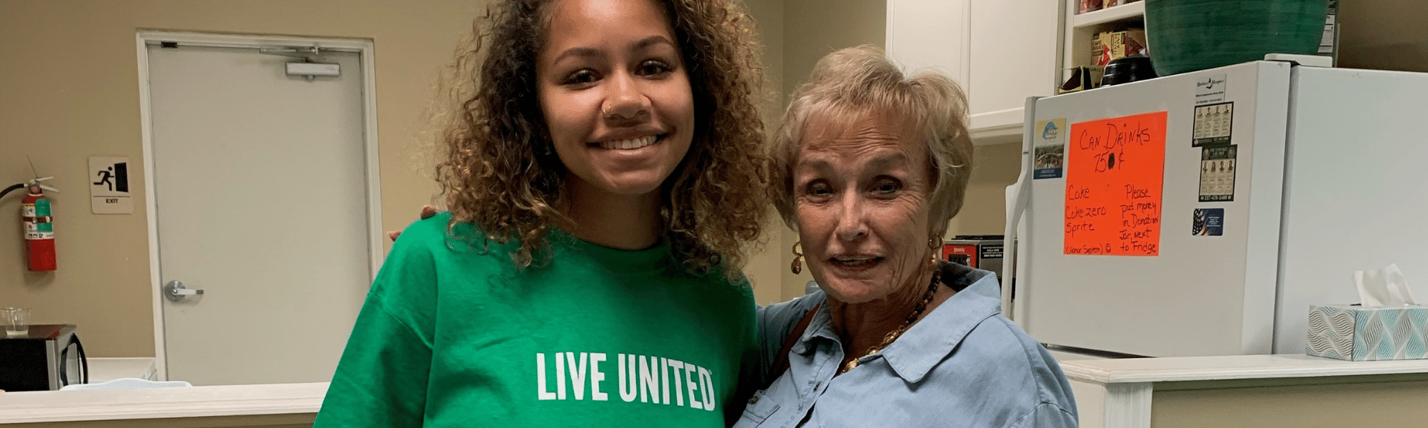 Summer of Service volunteers at Calcasieu senior center