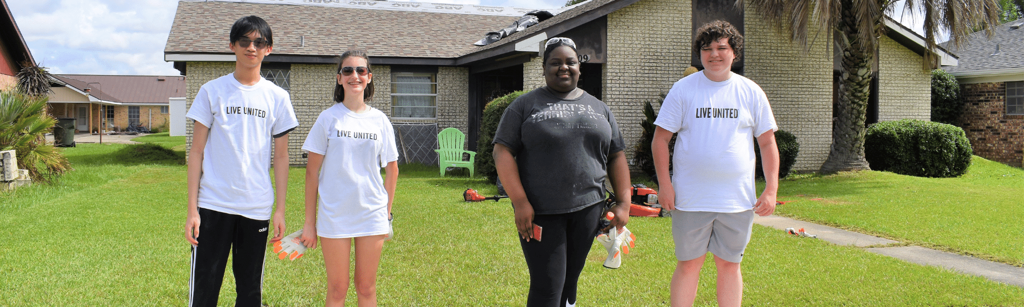 teen volunteers for summer program at united way of southwest louisiana